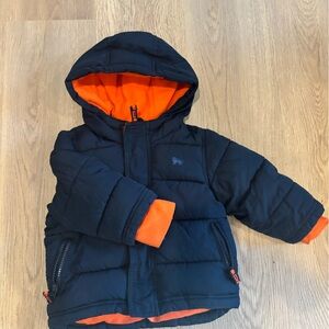 Old Navy Navy and Orange Hooded Jacket